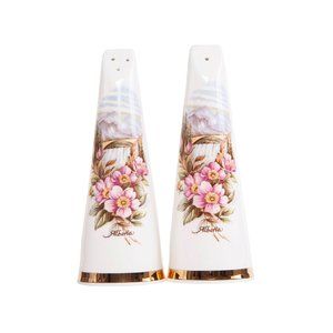 Sandford Fine Bone China Salt And Pepper Shakers Made In England Great Condition